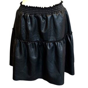 Laundry by Shelli Segal Faux Leather Skirt